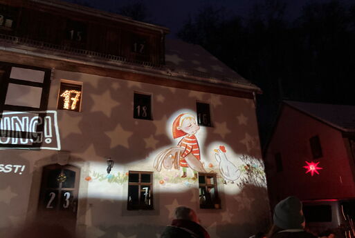 Lebendiger Adventskalender des Kulturvereins Lochmühle in Dresden-Oberwartha
