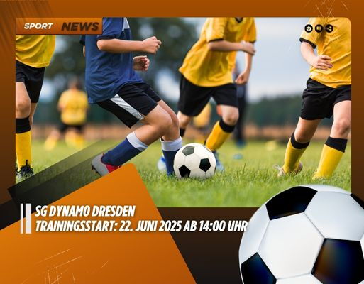 Dynamo Dresden startet beim TSV Cossebaude in Spielsaison 2025/2026