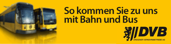 Verbindungsauskunft - Mit dem DVB unterwegs - So kommen Sie zu uns mit Bahn und Bus